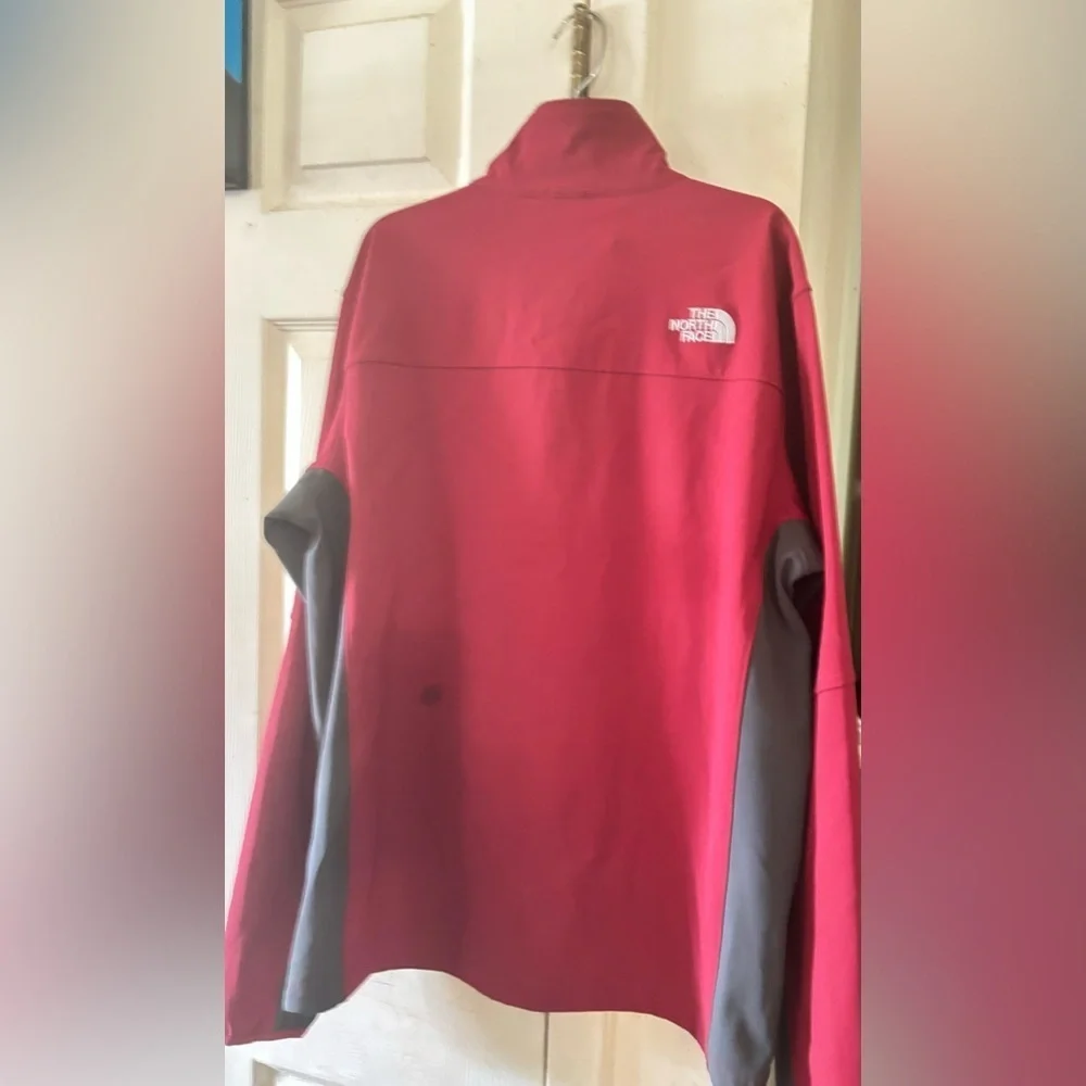 The Northface color block zipper jacket